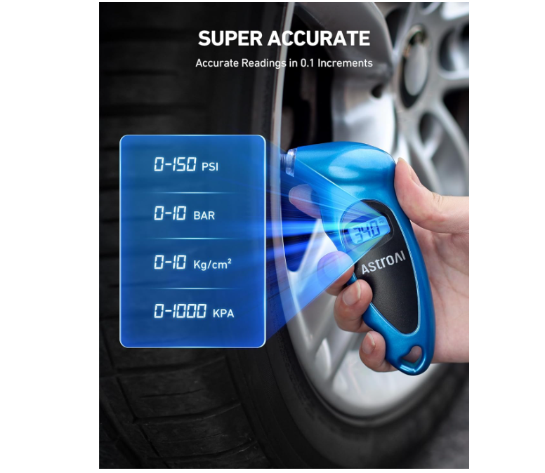 Portable Digital Tire Pressure Gauge _1