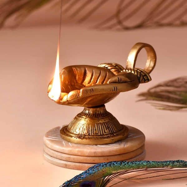 Hand Diya with Handle_3