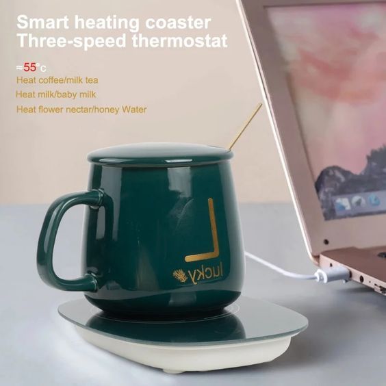 Smart USB Ceramic Mug Warmer _7