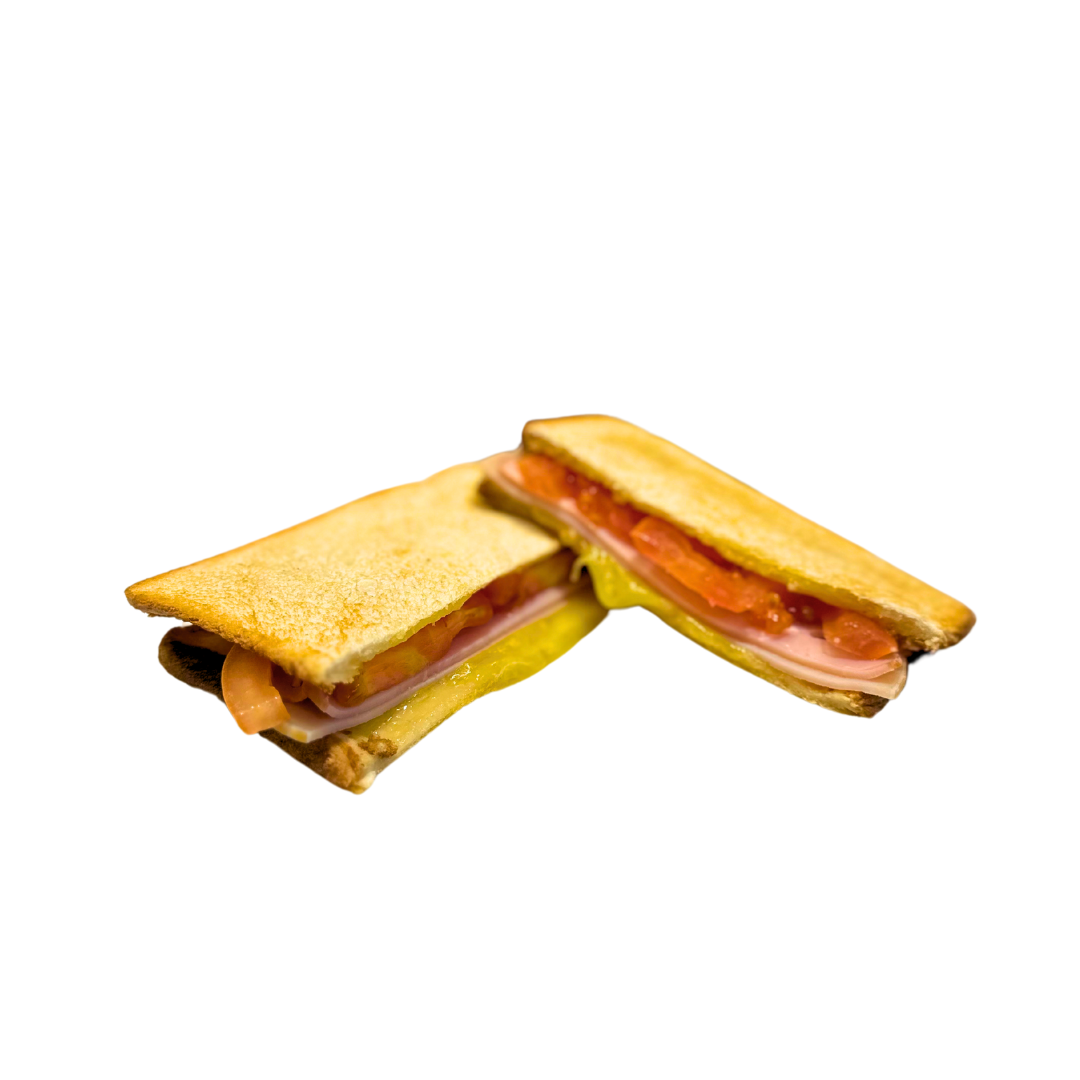 Ham Cheese and Tomato Toastie_0