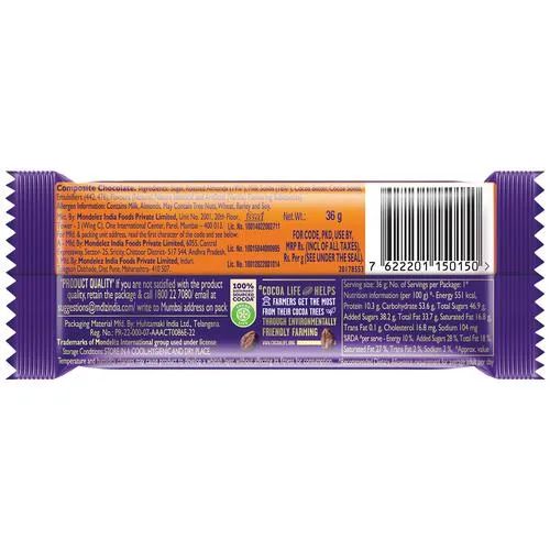 Cadbury Dairy Milk Roast Almond Chocolate Bar, 8 x 36 g Multipack_2