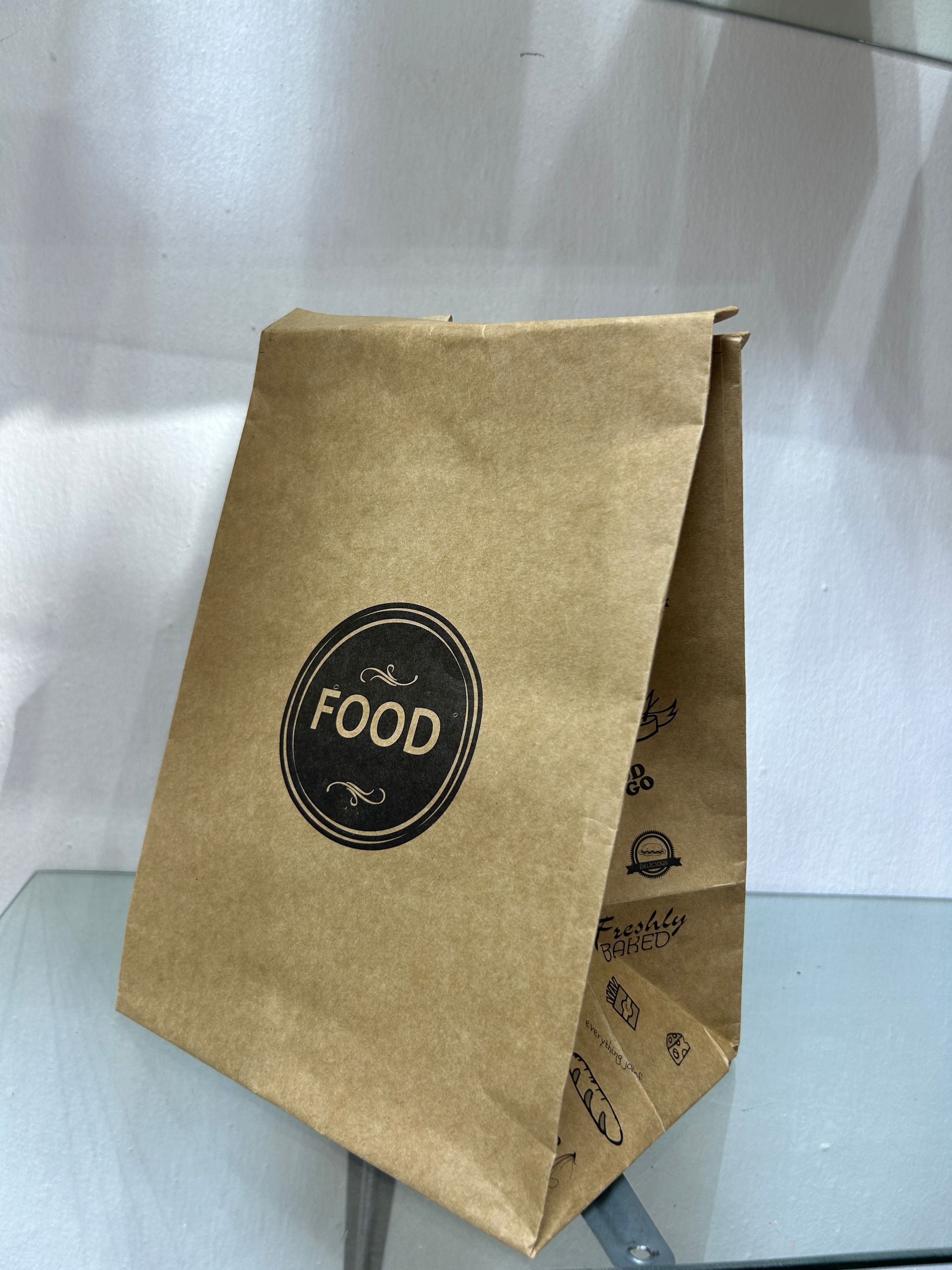 “FOOD” DELIVERY TAKEOUT BAGS - 10” x 7” x 5.5” _5