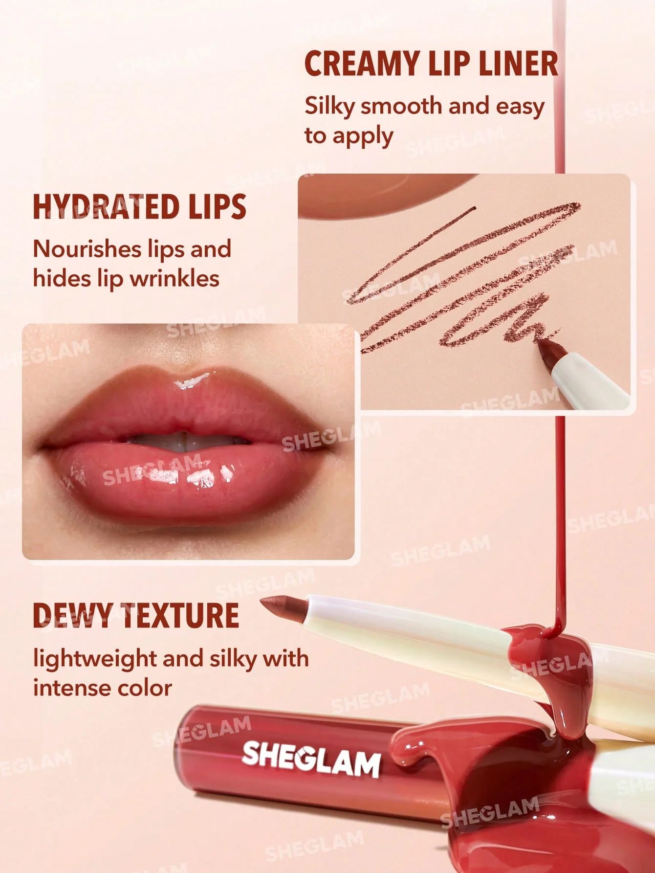 SHEGLAM Lip Rules Liner & Gloss Pen - Play Fair_4