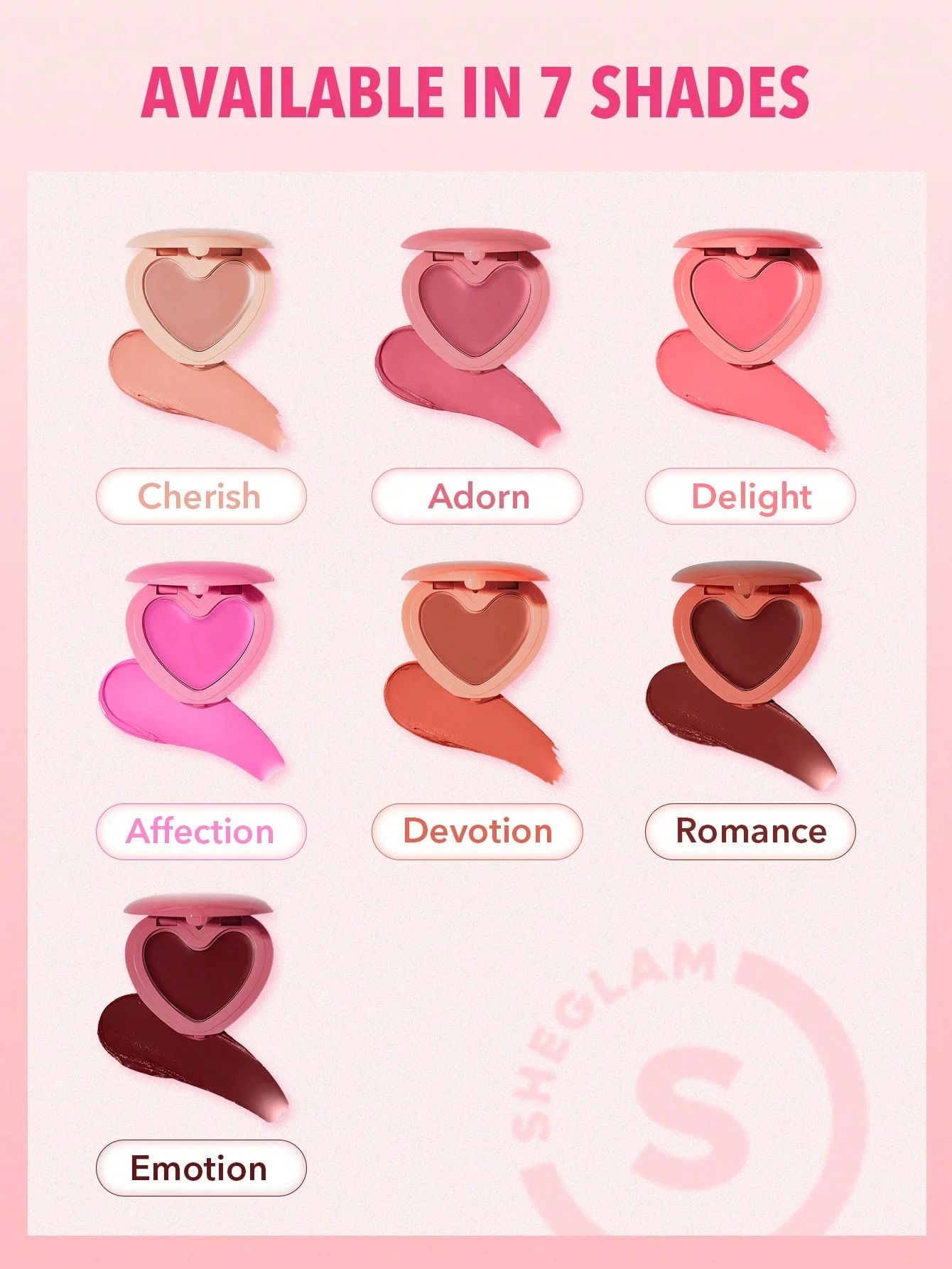 SHEGLAM Playing Cupid Cream Blush - Devotion_4