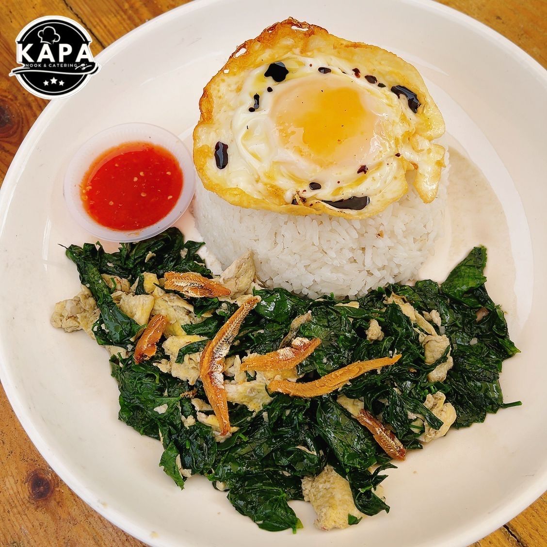 Sayur Manis with Egg Rice_0