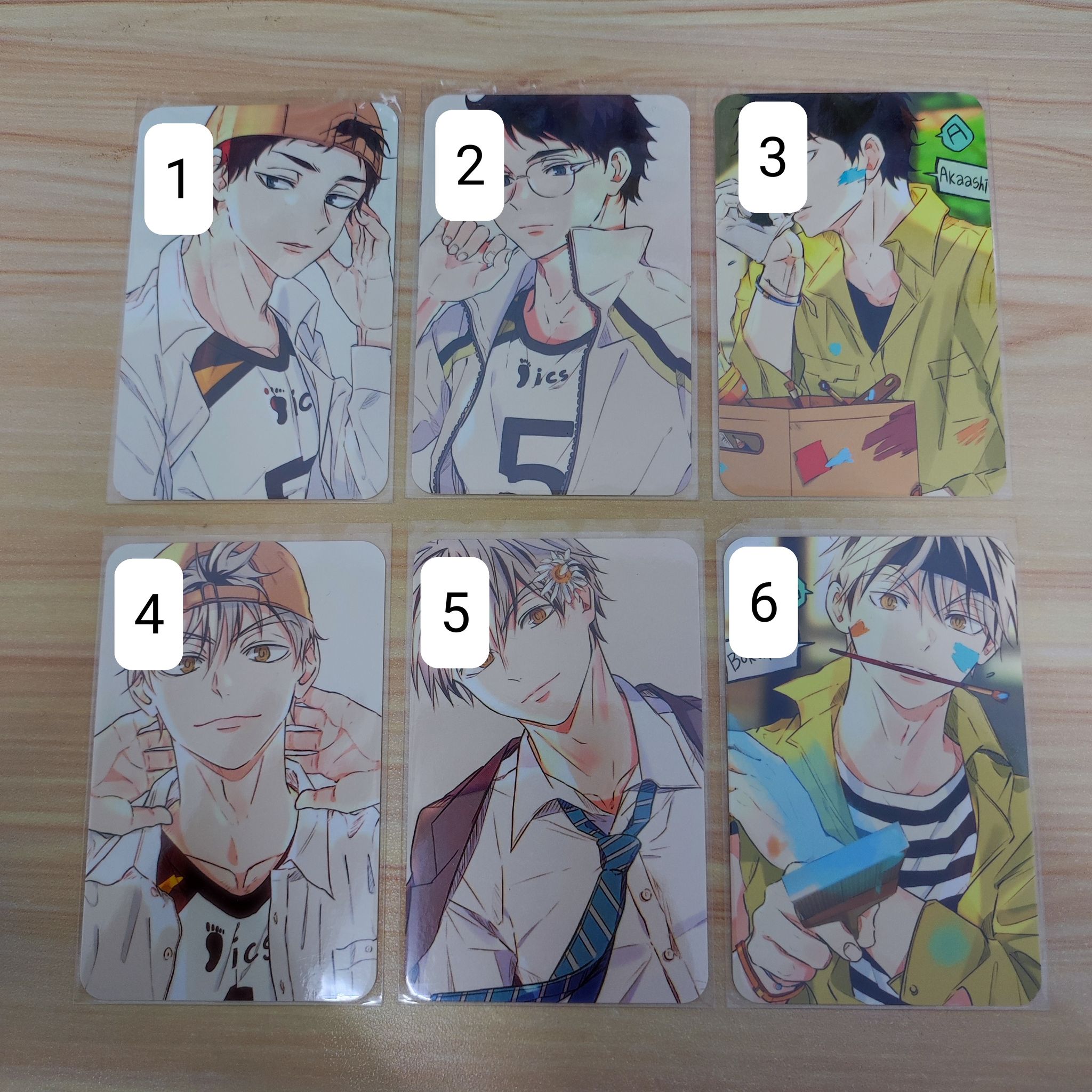 Haikyuu Fanart Photocard - Fukurodani_1