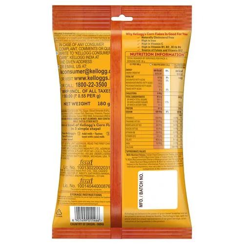 Kellogg's Corn Flakes - Real Almond Honey, 170 g Pouch_1