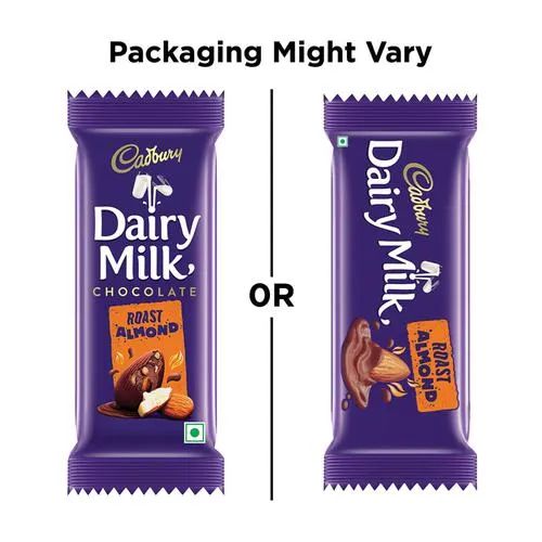 Cadbury Dairy Milk Roast Almond Chocolate Bar, 8 x 36 g Multipack_1