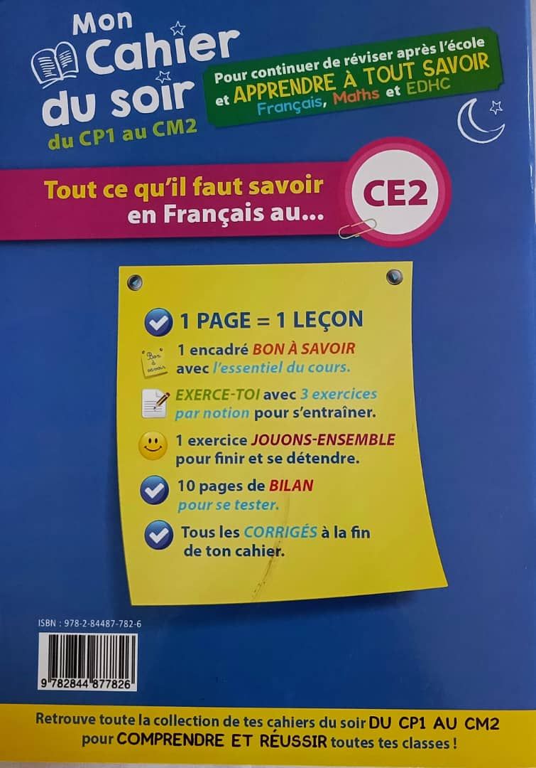 Mon Cahier du soir Français - CE2_1