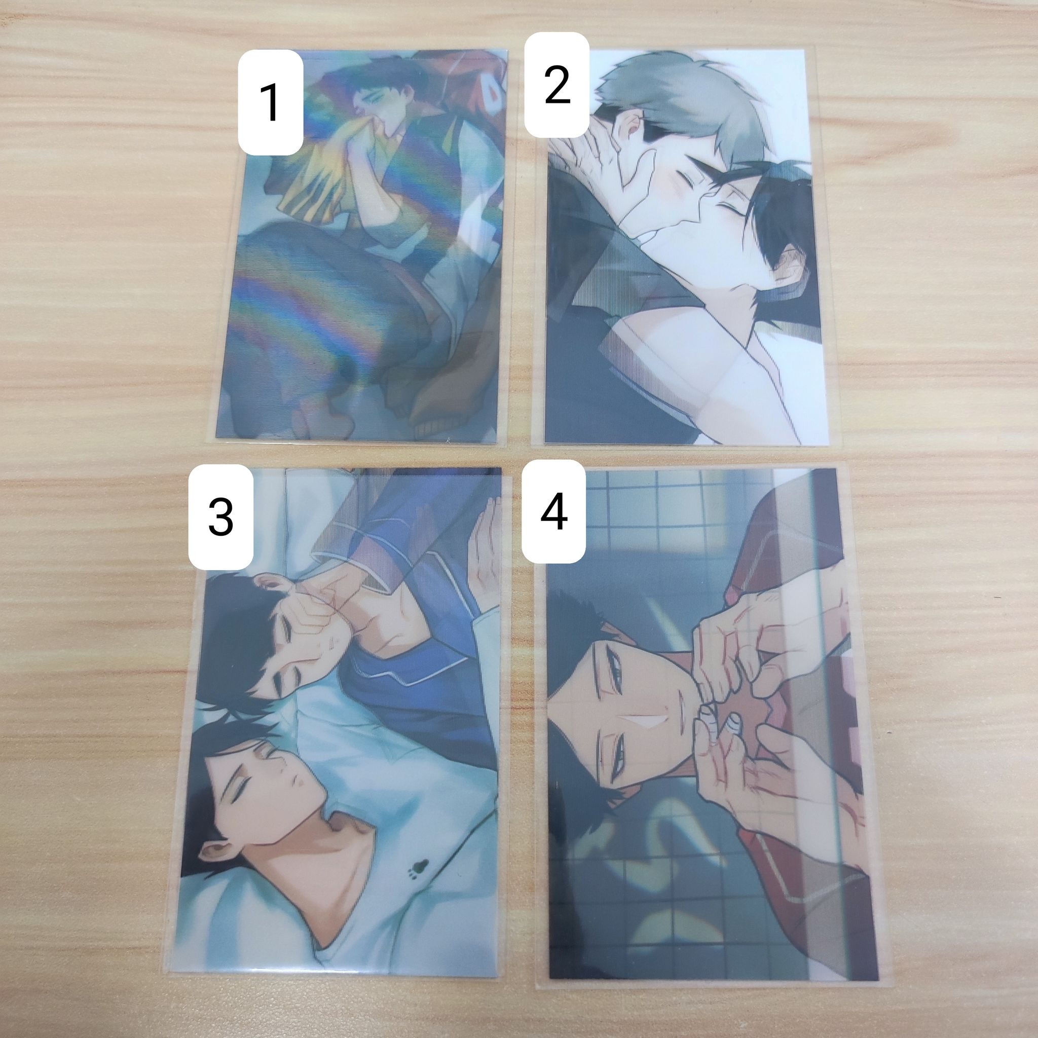 Haikyuu Fanart Lenticular Card - Osamu/Suna_1