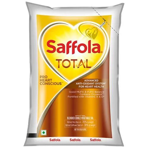 Saffola Saffola Total 1L- Pack of 3, 3 x 1 L Multipack_1