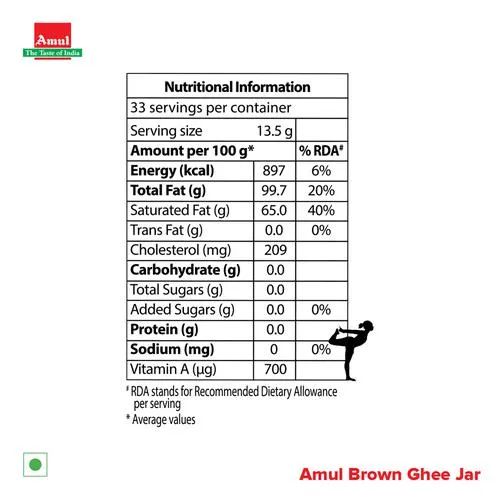 Amul Ghee/Tuppa, 500 ml Jar_3