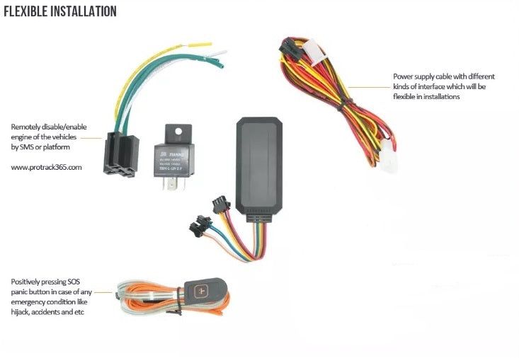 VT08D DIY Vehicle GPS Live Web and Mobile Phone Based Tracker with Early Warning Features – No Contract_2