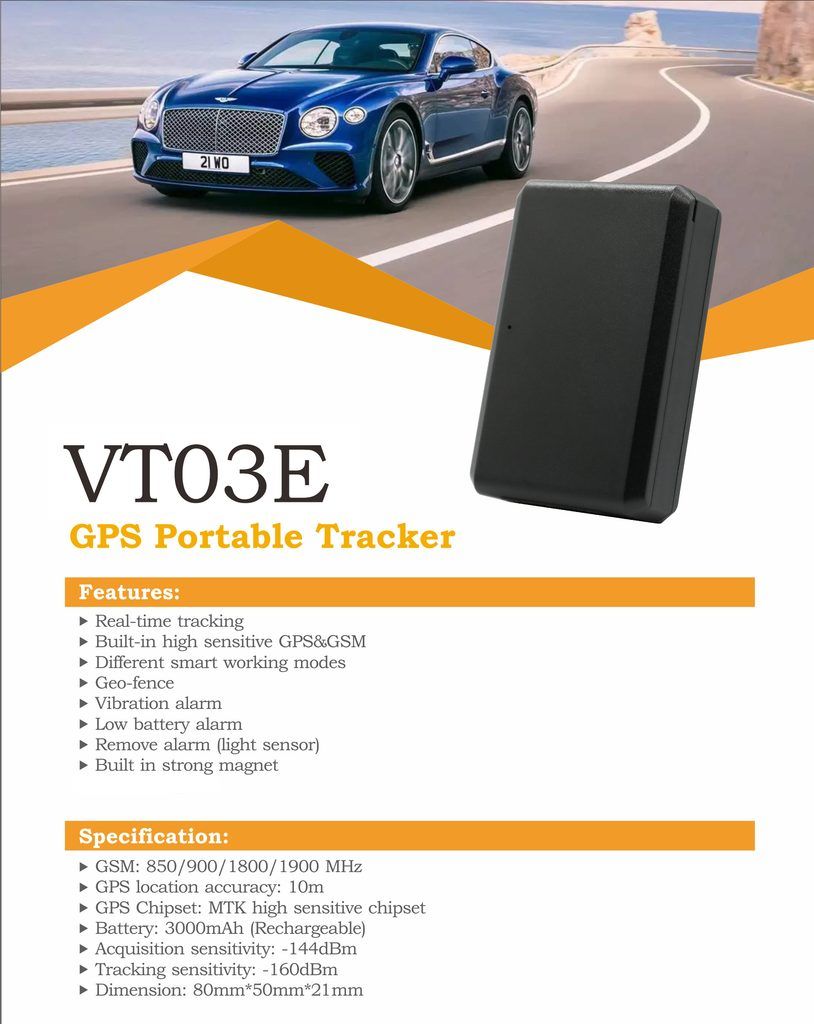 VT03E+ DIY Portable Rechargeable Live Web Based and Mobile App GPS Tracker – NO CONTRACT_1