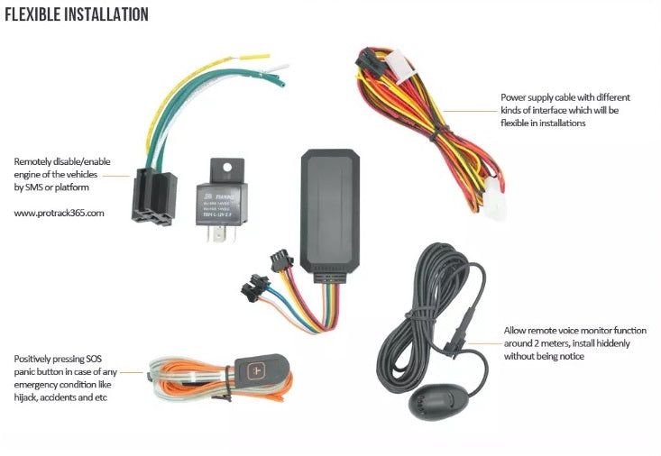 VT08F DIY 4G Lte GPS Live Web Based and Mobile App Vehicle Tracker - No Contract_4