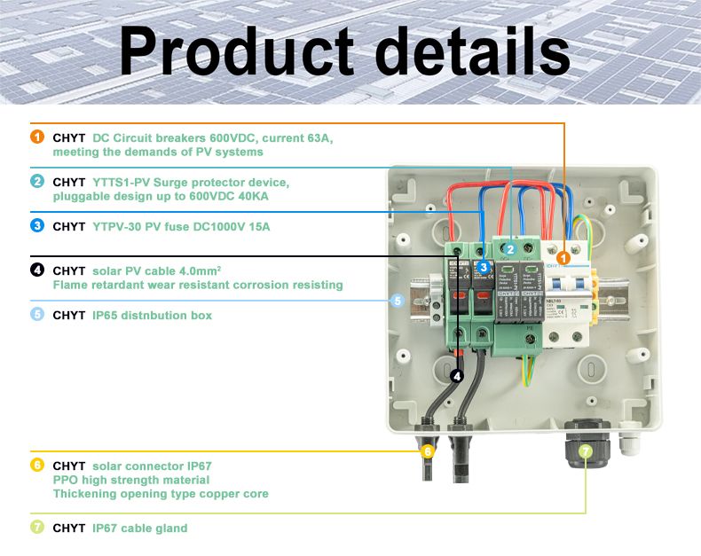 Waterproof Outdoor Surface Mounted Solar PV Combiner Box – Durable and Reliable Solution for Solar PV Installations_3