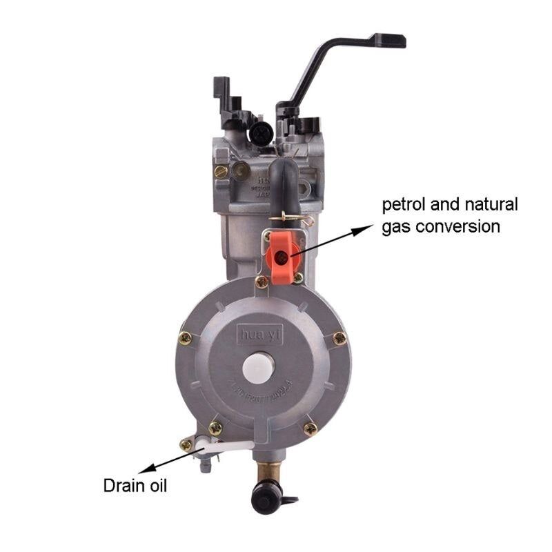 LP Gas Carburetor Dual Fuel Conversion kit for 2KW/3KW Generators_1