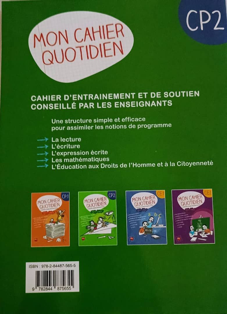 Mon cahier au quotidien - CP2 (Revu et corrigée)_1