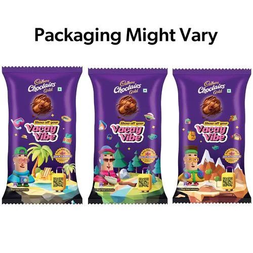 Cadbury Choclairs Gold Candy, 520 g (100 Candies)_1