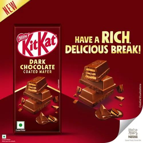 Nestle Kitkat Dark Chocolate Coated Wafer, 150 g_3