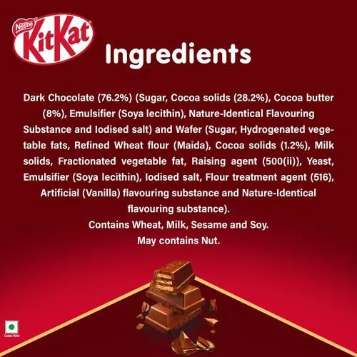 Nestle Kitkat Dark Chocolate Coated Wafer, 150 g_5