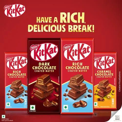 Nestle Kitkat Dark Chocolate Coated Wafer, 150 g_4