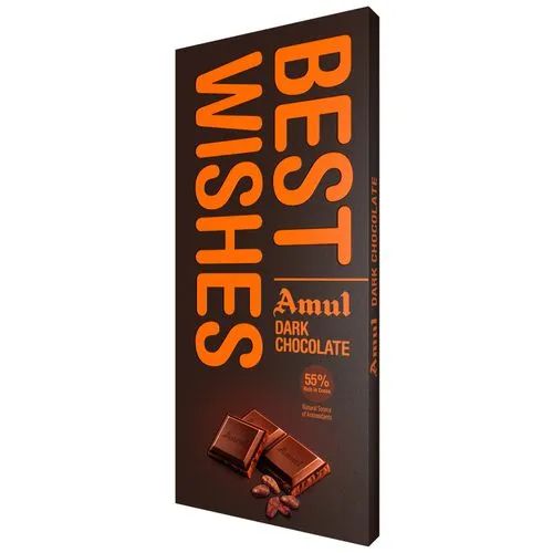 Amul Best Wishes Dark Chocolate, 150 g_0