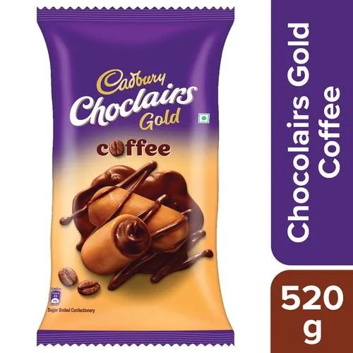 Cadbury Choclairs Gold Coffee Candy, 520 g (100 Candies)_0