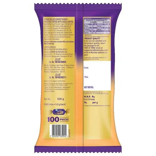 Cadbury Choclairs Gold Coffee Candy, 520 g (100 Candies)_2