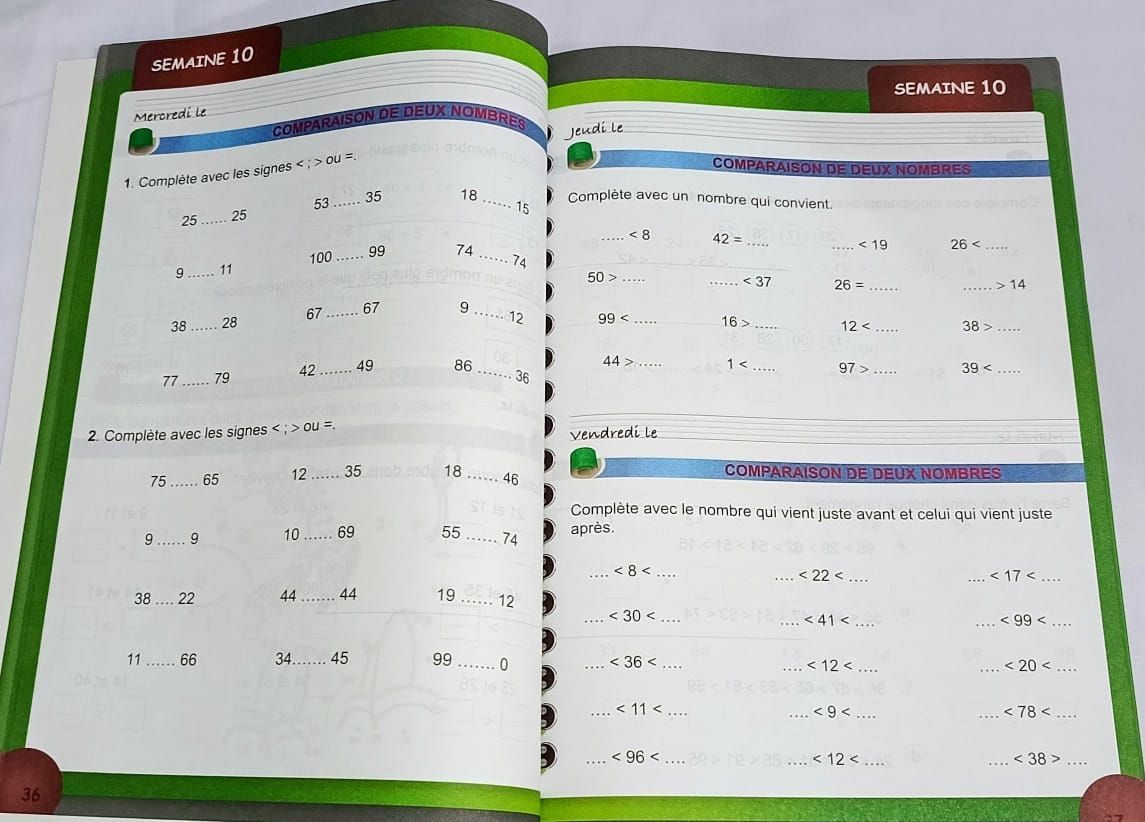 Livret d'exercice maths au quotidien - CP2_2