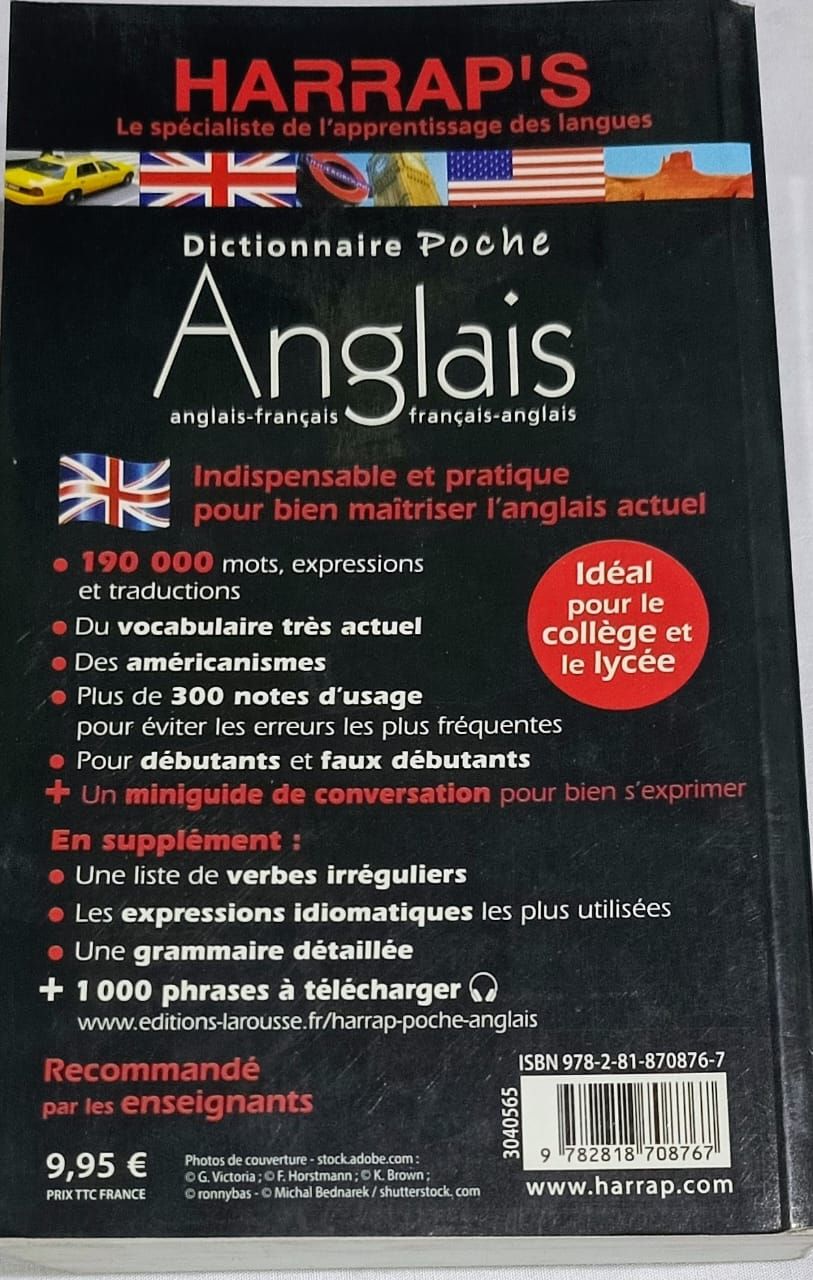 Dictionnaire HARRAPS Poche ANGLAIS_1