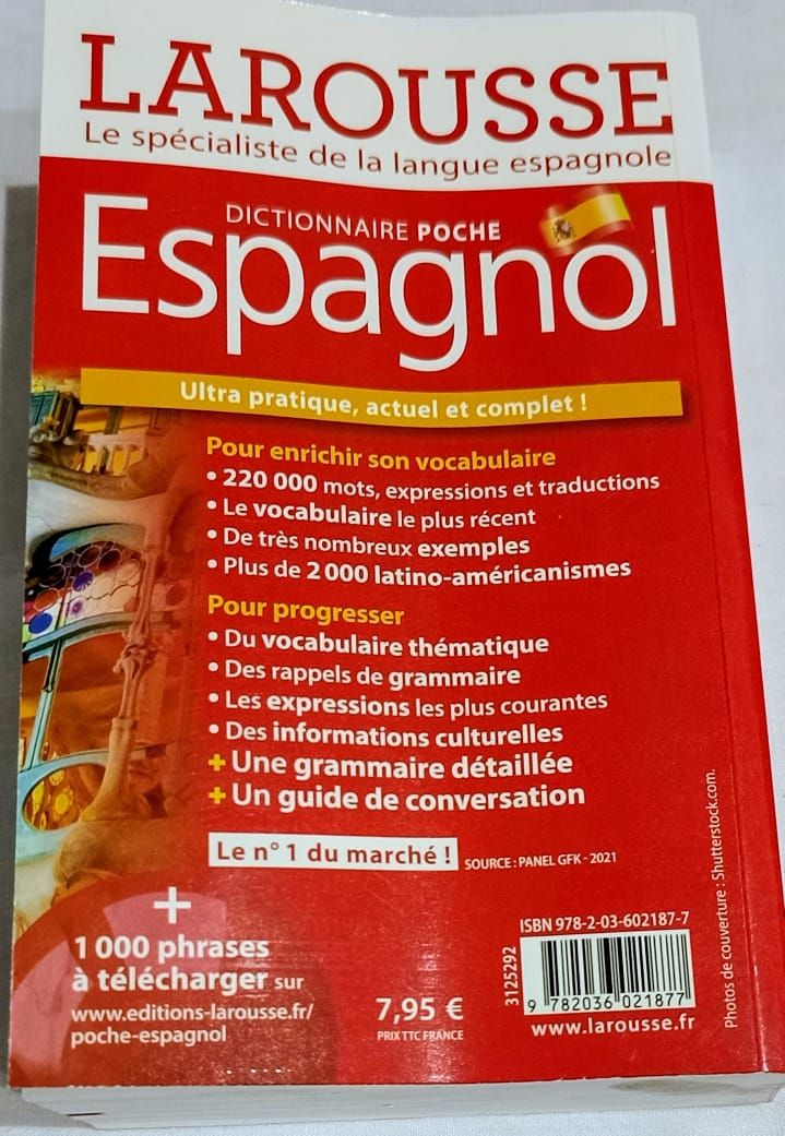 Dictionnaire de Poche Français/Espagnol (220 000 mots)_1