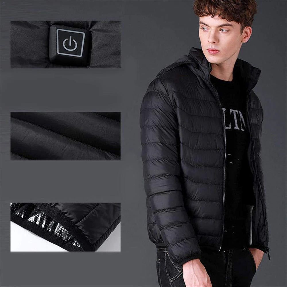 11 Zone USB Electric Heated Thermal Jacket for Men and Women – Stay Warm and Cozy in Style_2