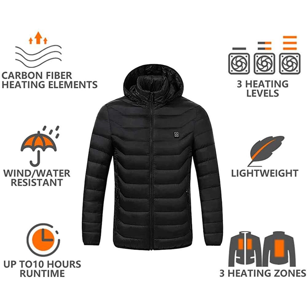 11 Zone USB Electric Heated Thermal Jacket for Men and Women – Stay Warm and Cozy in Style_3