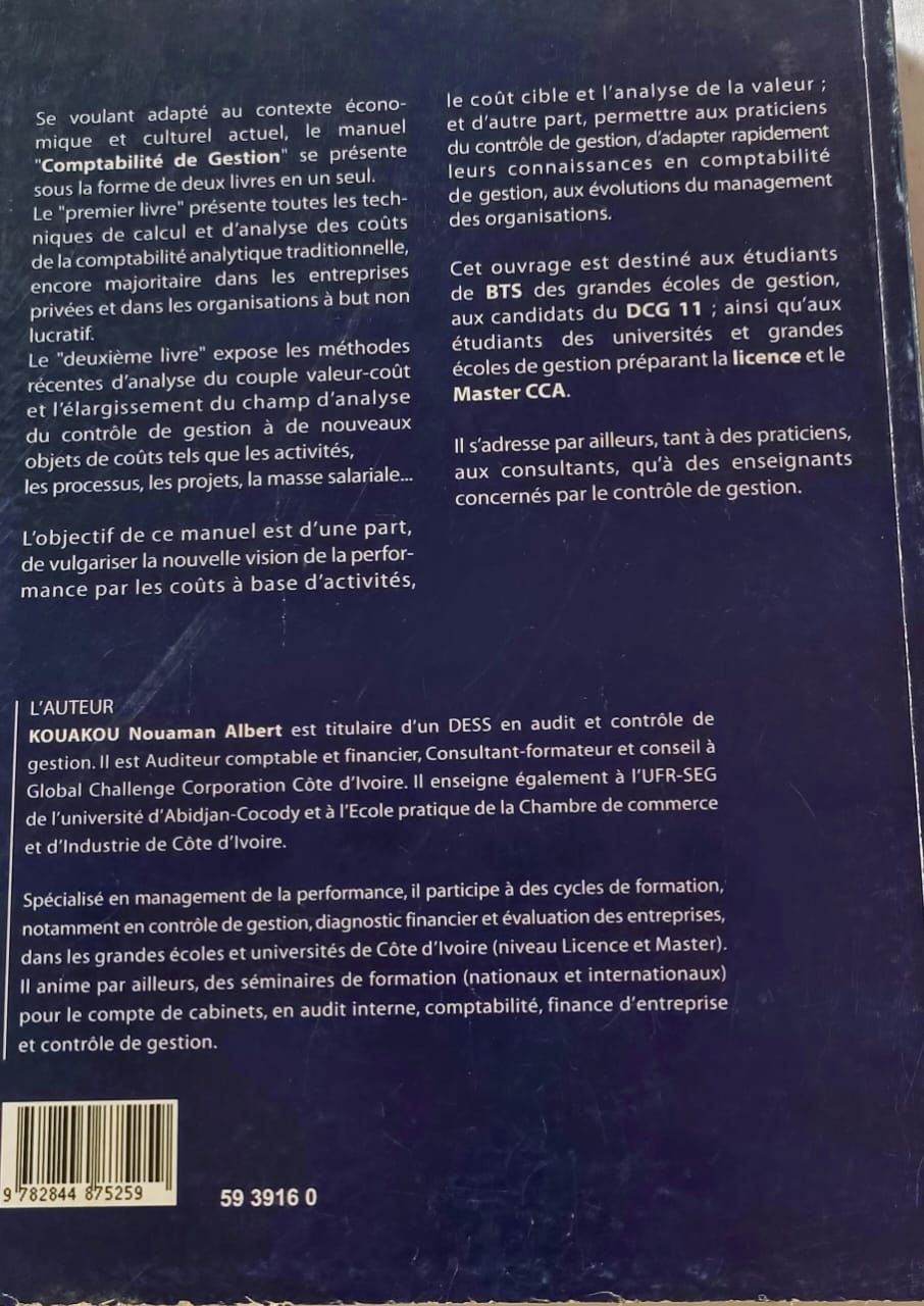 Comptabilité de Gestion (KOUAKOU Nouaman A.)  - (Comptabilité)_1