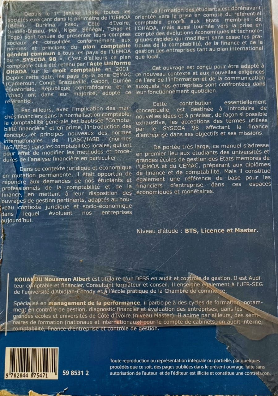 Finance d'entreprise (KOUAKOU Nouaman A.)  - (Comptabilité)_1