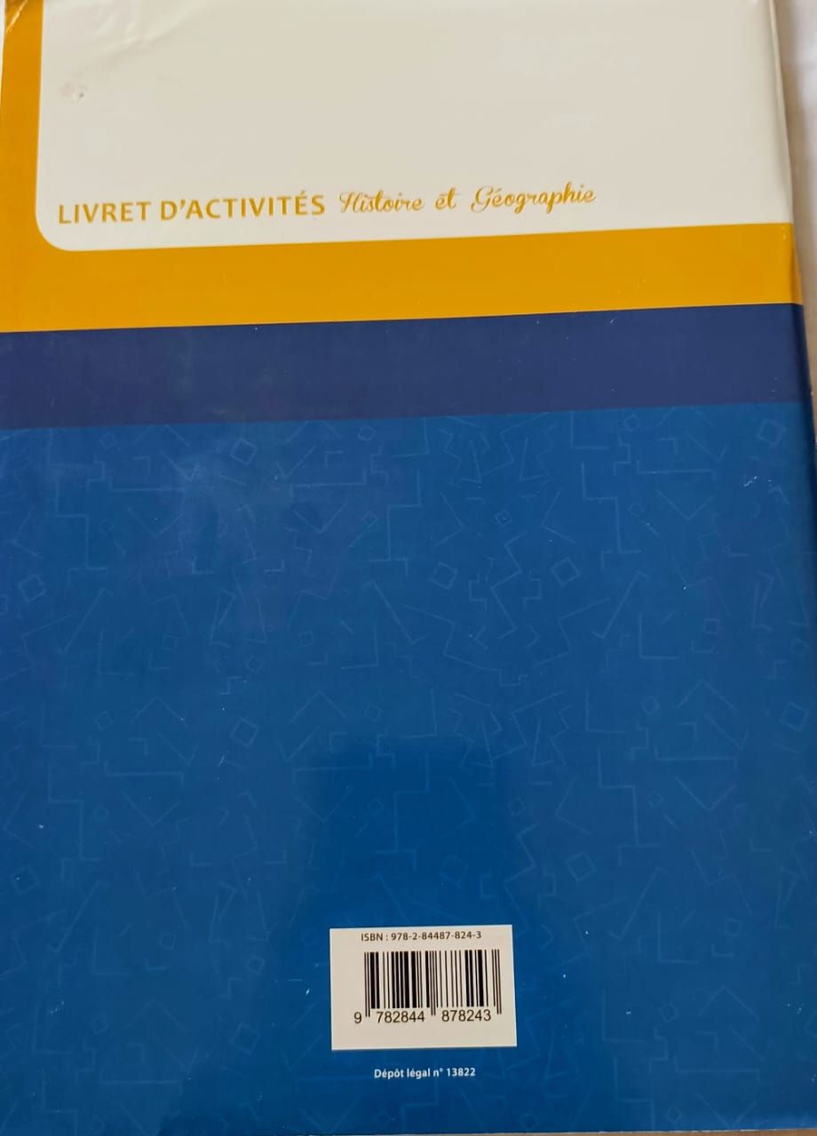 Histoire/Géographie (Collection Ecole, Nation et Développement)  - (Livret d’activités) 6ieme_1