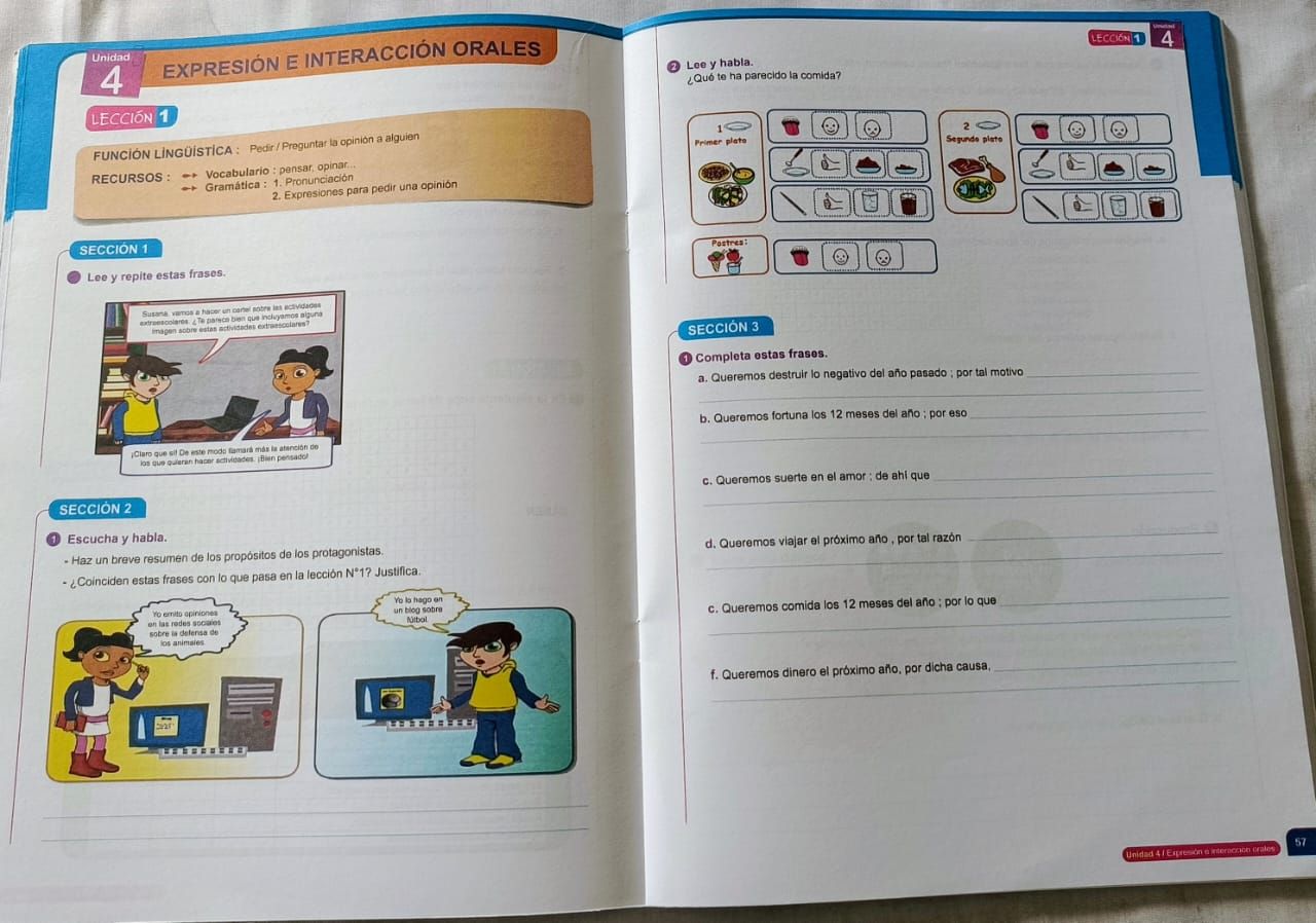 Espagnol YA ESTAMOS (Collection Ecole, Nation et Développement)  - (Livret d’activité) 4ieme_2