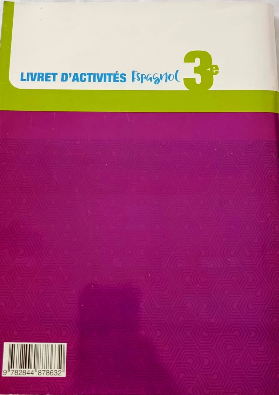 Espagnol YA ESTAMOS (Collection Ecole, Nation et Développement)  - (Livret d’activités) 3ieme_1