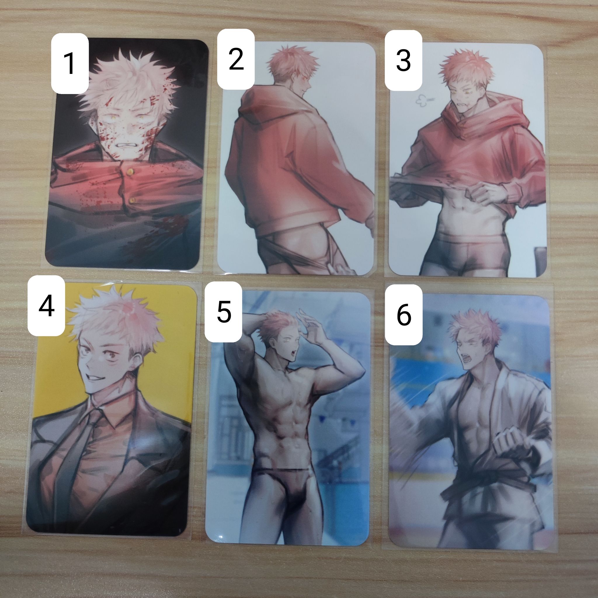 Jujutsu Kaisen Fanart Photocard - Yuuji_1