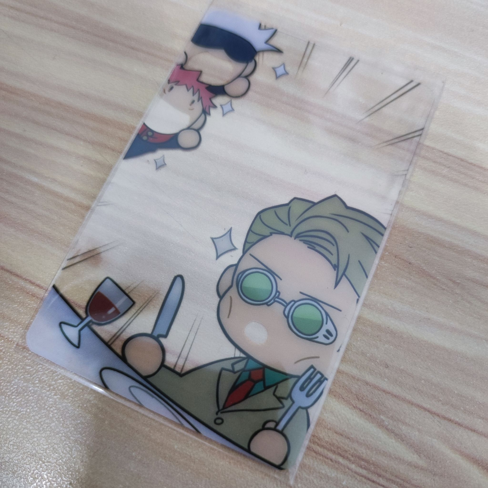 Jujutsu Kaisen Fanart Transparent Card - Nanami Mukbang_0