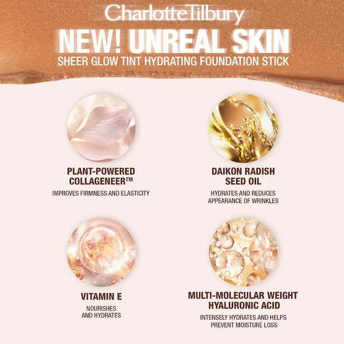 Charlotte Tilbury Unreal Skin Sheer Glow Tint Hydrating Foundation Stick_2