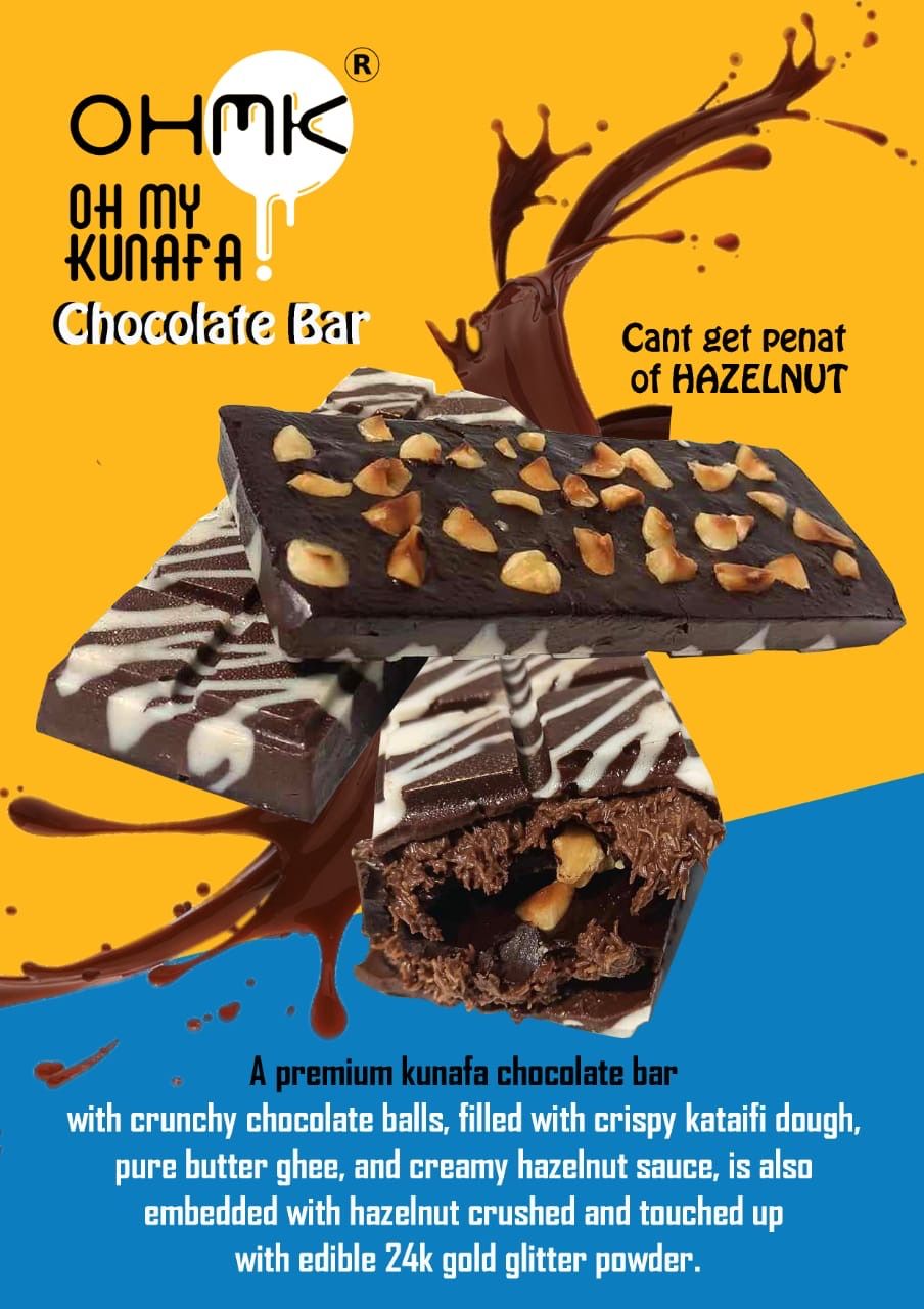 Oh My Kunafa Chocolate Bar (73g) 🤎Hazelnut🤎_1