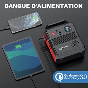 Booster de batterie avec Compresseur Intégré _4