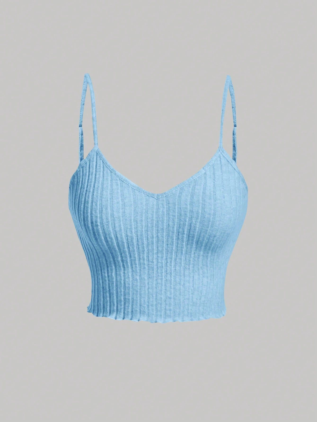 Blue Lettuce Trim Cami Top_0