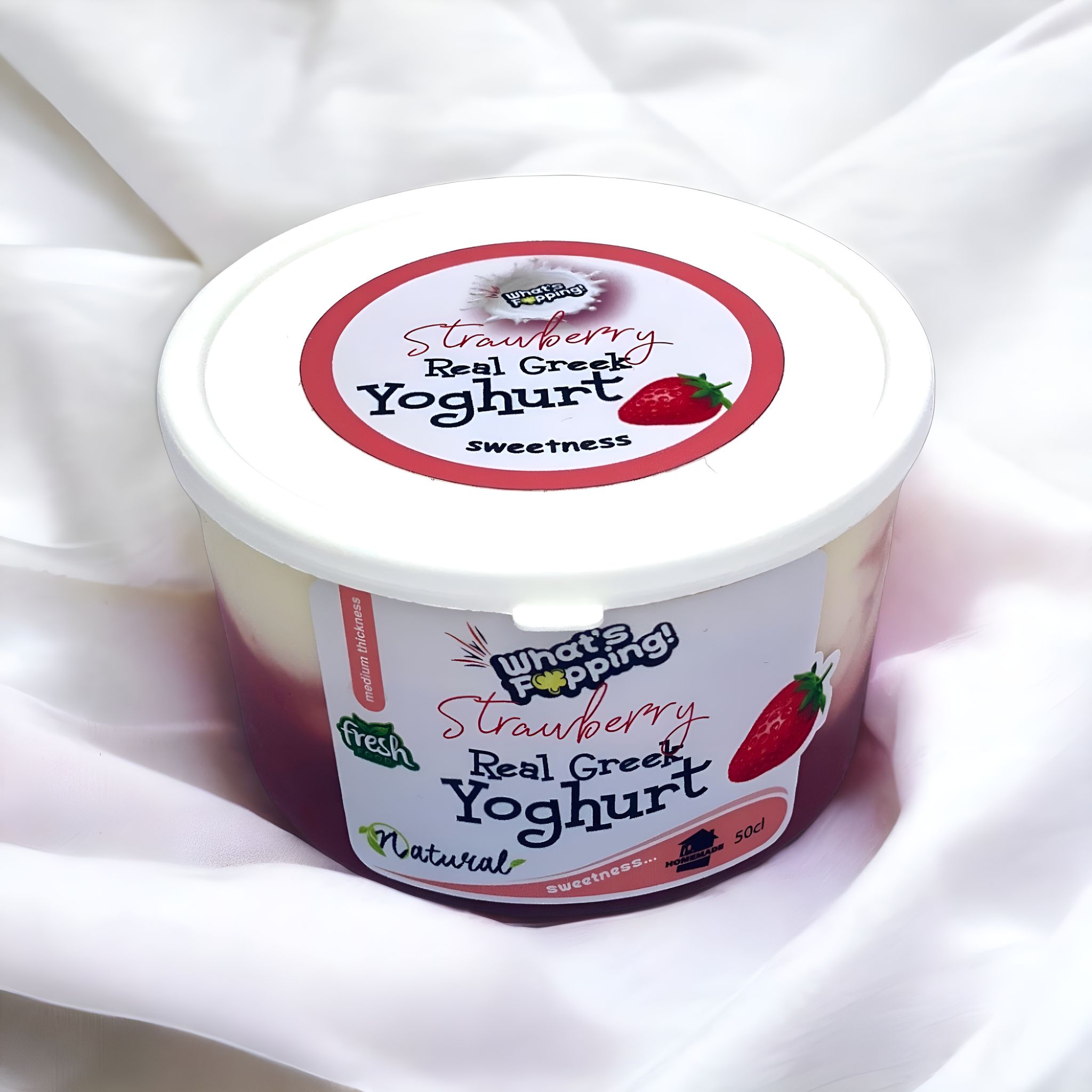 50cl Strawberry Greek Yoghurt _0