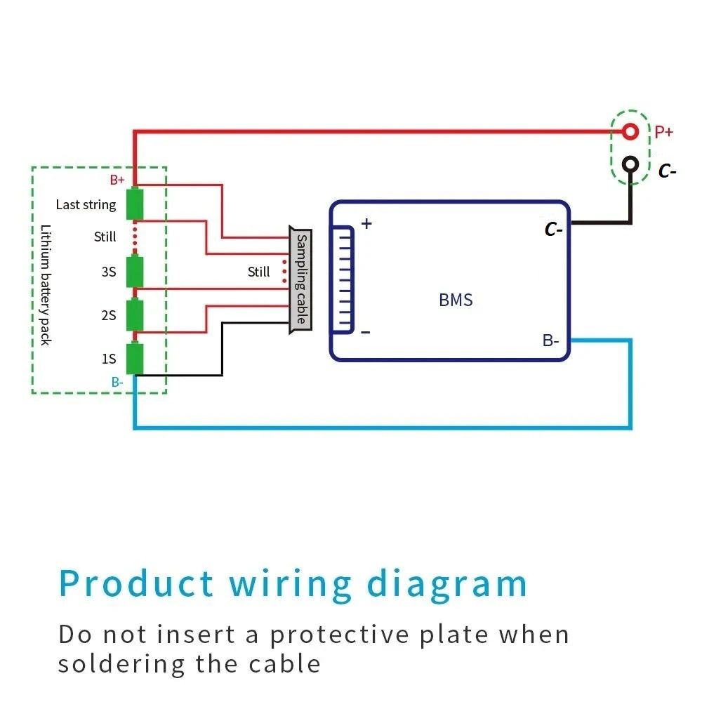 High-Performance 4S 12.8V LiFePo4 3.2V Battery 100A BMS Battery Protection Board_2