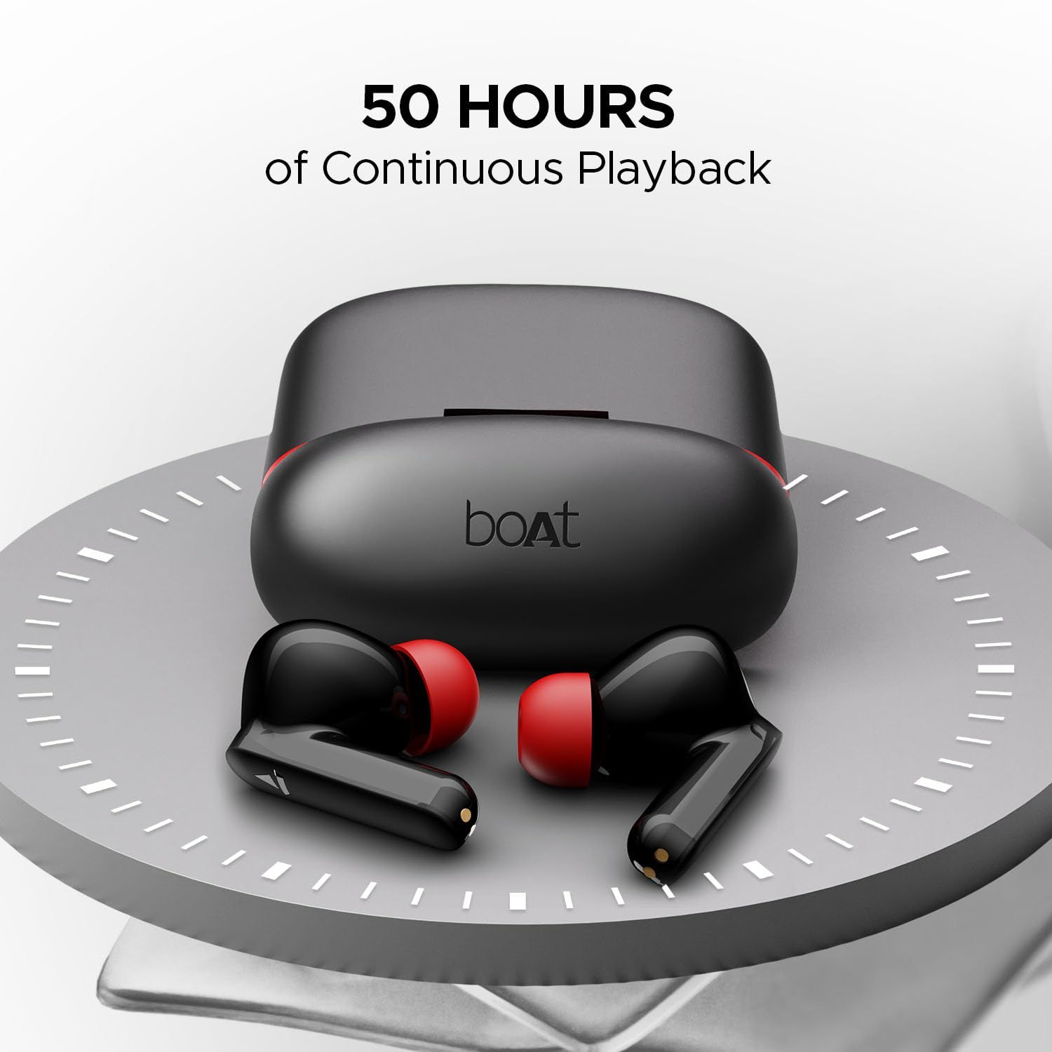 BoAt Airdopes Ultra Plus TWS in Ear Earbuds with 50 HRS Playback, 4-MIC ENx Technology & ASAP Charge(Active Black)_0