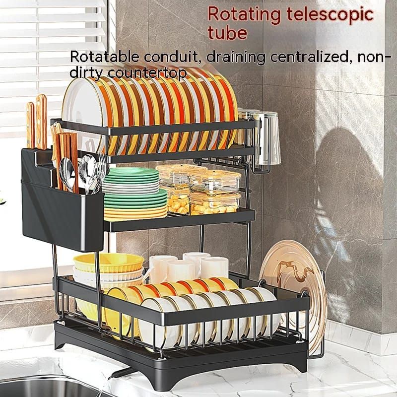 3 Layer Classy Dish Rack_0