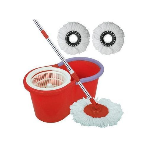 Magic spinning mop with plastic spinner_1